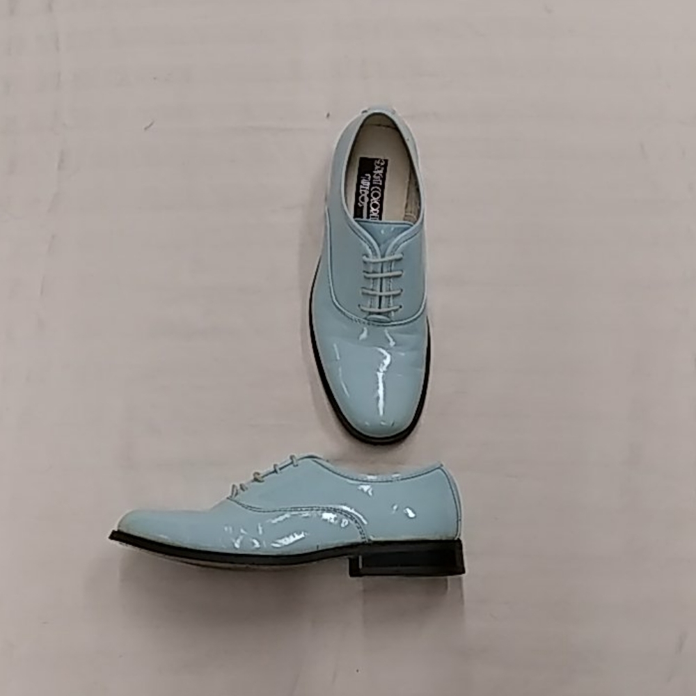 Baby blue dress shoes